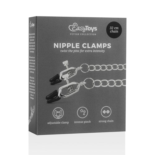 Easy Toys Nipple Clamps with Chain