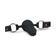 Order Easy Toys Ball Gag with Silicone Dong - Black