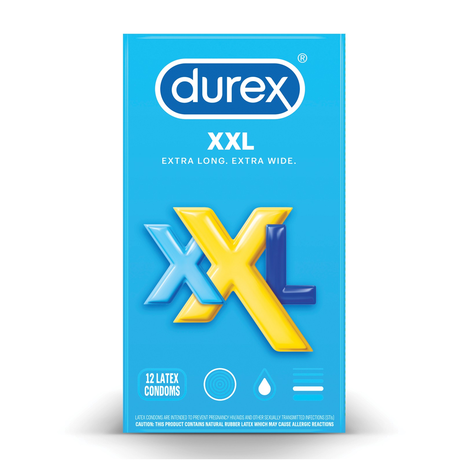 Durex XXL Condoms Extra Large Safe