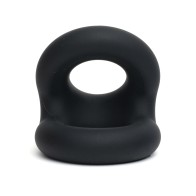 Sport Fucker Rugby Ring Black - Versatile Cock Ring