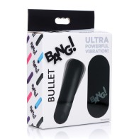 Bang Vibrating Bullet Remote Control Black