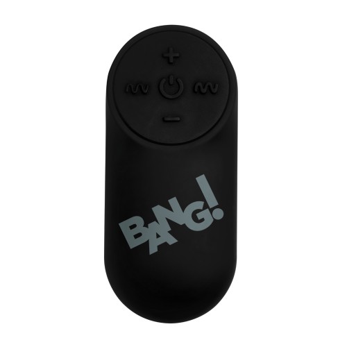 Bang Vibrating Bullet Remote Control Black