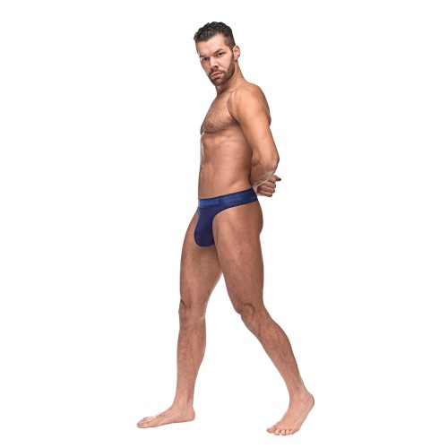 Diamond Mesh Bong Thong Blue for Men