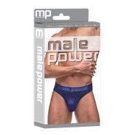 Diamond Mesh Bong Thong Blue for Men