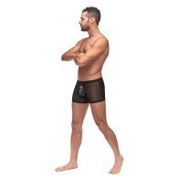 Shorts de Micro Malla Negra LG en Línea