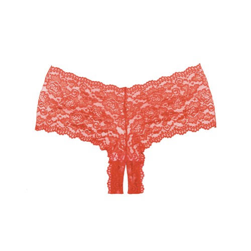 Adore Candy Apple Panty Red One Size