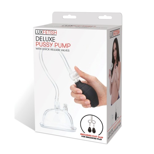 Lux Fetish Deluxe Pussy Pump Quick Release Valves