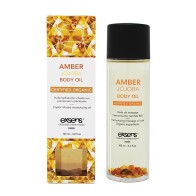 EXSENS Organic Body Oil with Amber Crystals - Nourish Your Skin