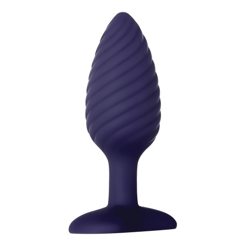 Vibrador Anal Recargable Wicked Twister - Púrpura