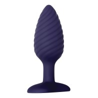 Vibrador Anal Recargable Wicked Twister - Púrpura