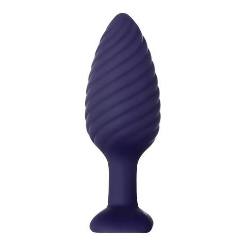 Vibrador Anal Recargable Wicked Twister - Púrpura