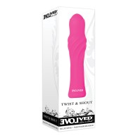 Evolved Twist & Shout Rechargeable Bullet - Pink