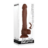 Dildo Flexible de Silicona Evolved Oscuro 8.25