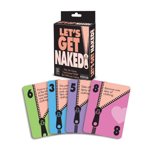 Juego de Cartas para Fiestas Let's Get Naked