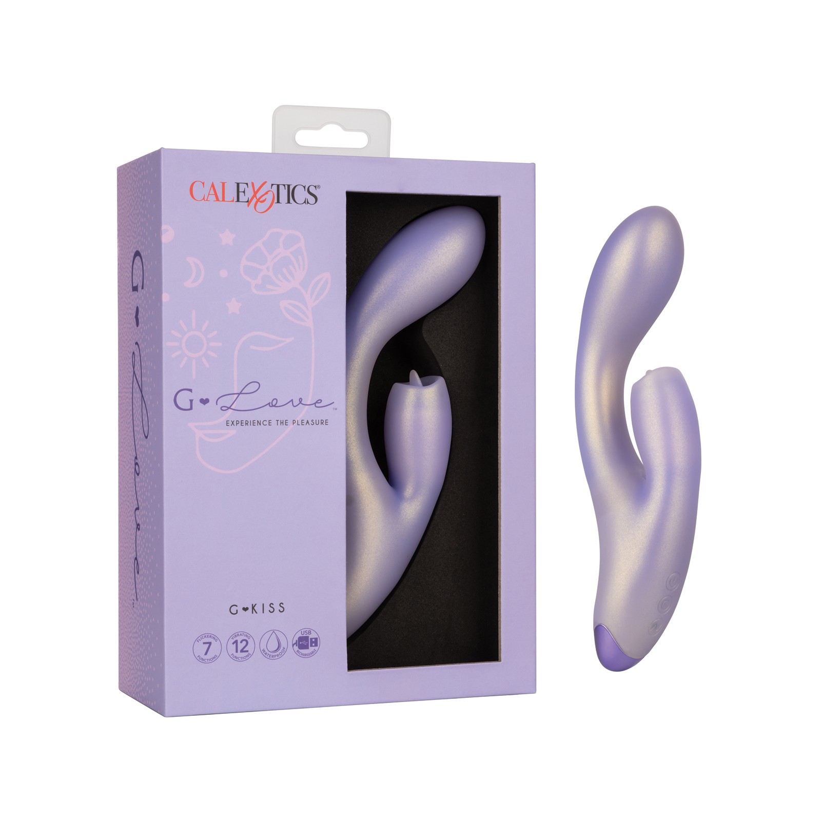 G-Love G-Kiss Purple Massager