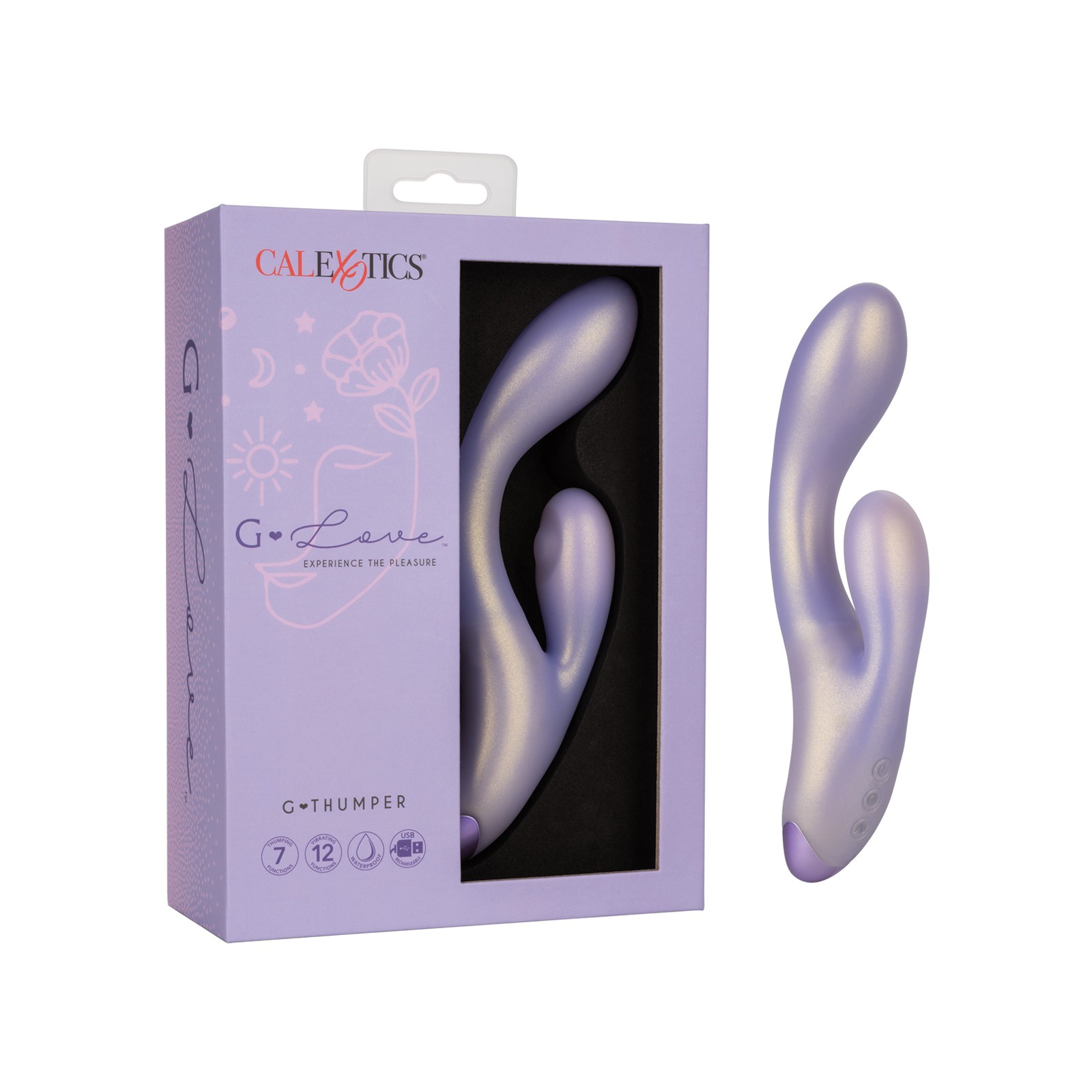 G-Love G-Thumper Purple Dual Stimulating Massager