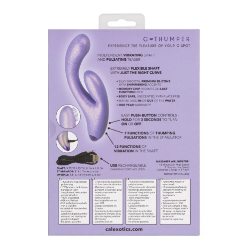 G-Love G-Thumper Purple Dual Stimulating Massager