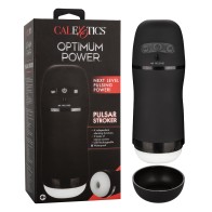 Optimum Power Pulsar Masturbador Negro - Placer Vibrante