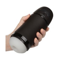 Optimum Power Pulsar Stroker Black - Vibrating Pleasure