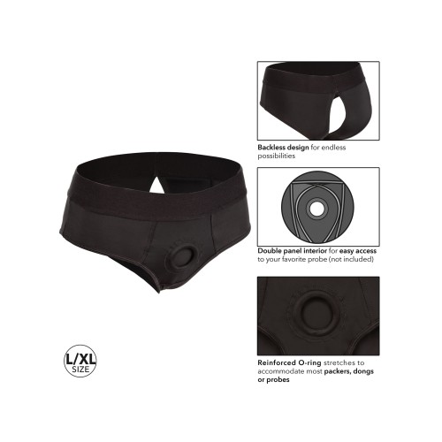 Boundless Backless Brief LXL Black