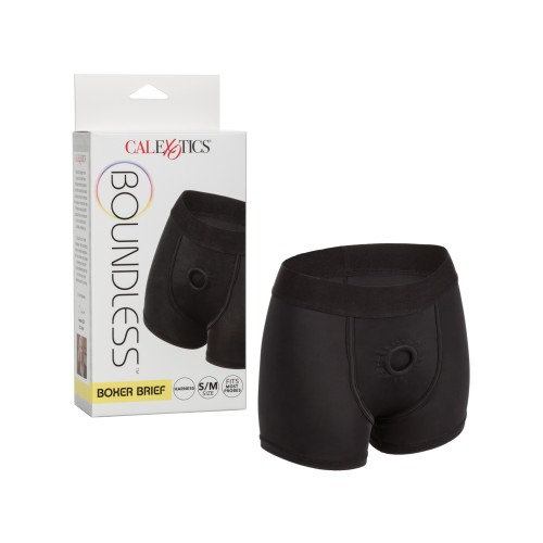 Boundless Boxer Brief Harness Black S/M