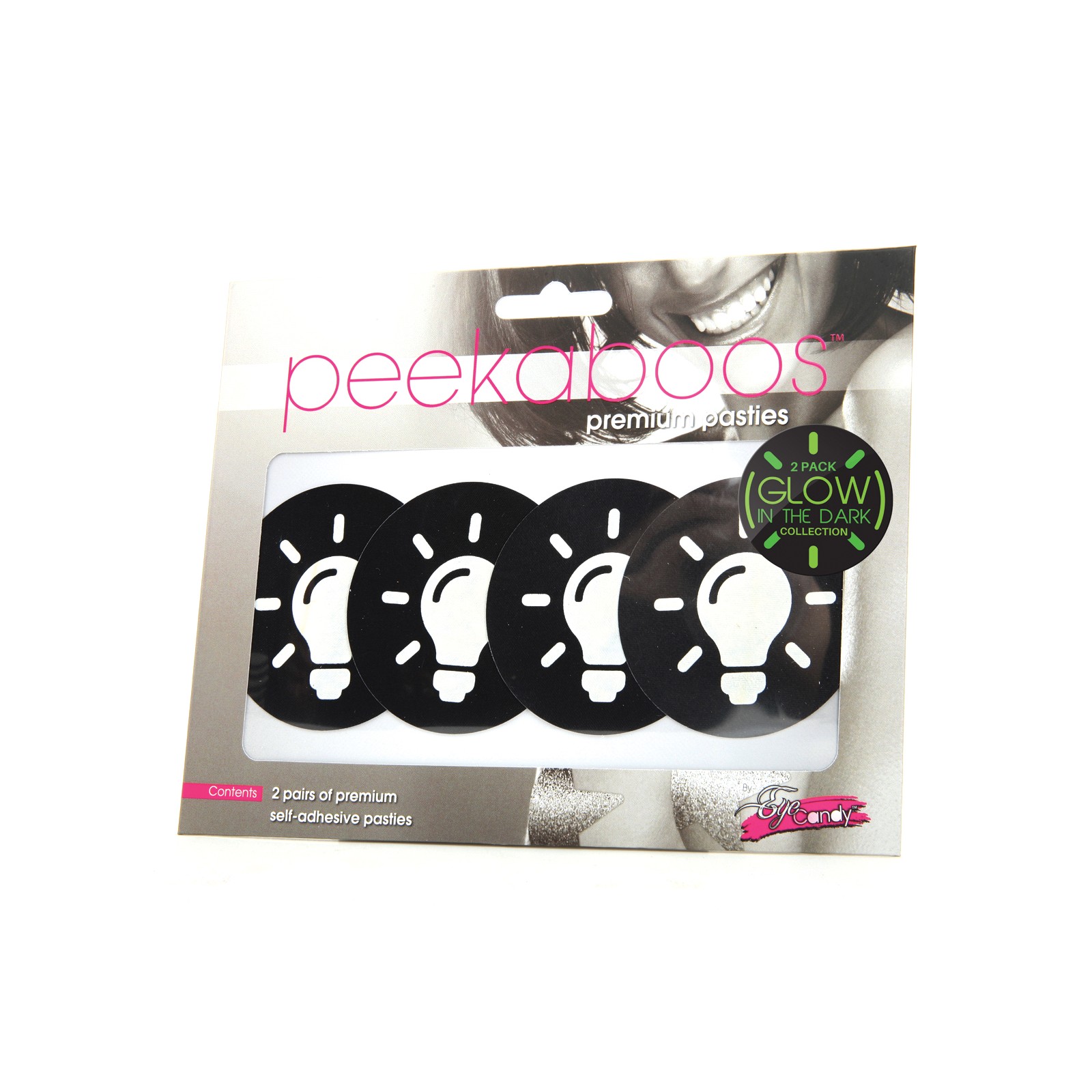 Glow in the Dark Peekaboos Pasties Pack of 2 for Stylish Coverage