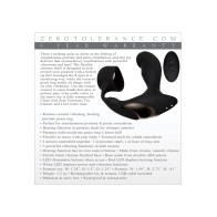 Vibrador Prostático Recargable Zero Tolerance - Negro