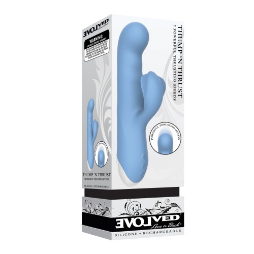 Evolved Thump N Thrust Rechargeable Dual Stim Vibe