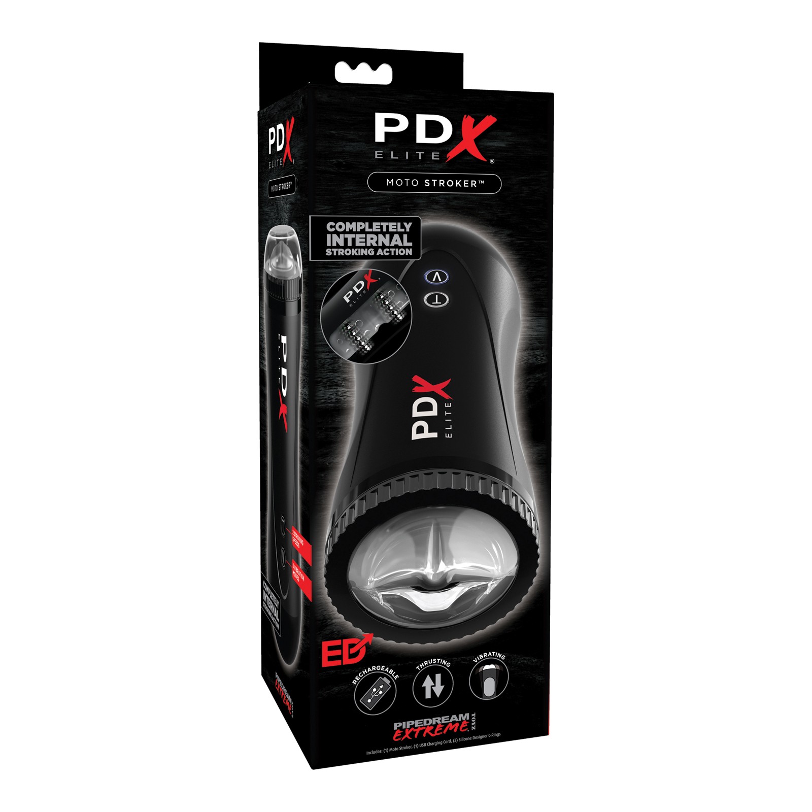 PDX Elite Moto Stroker - Placer Inolvidable en Solitario