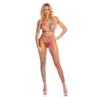 Bodystocking Rainbow Pink Lipstick Roy G. Biv