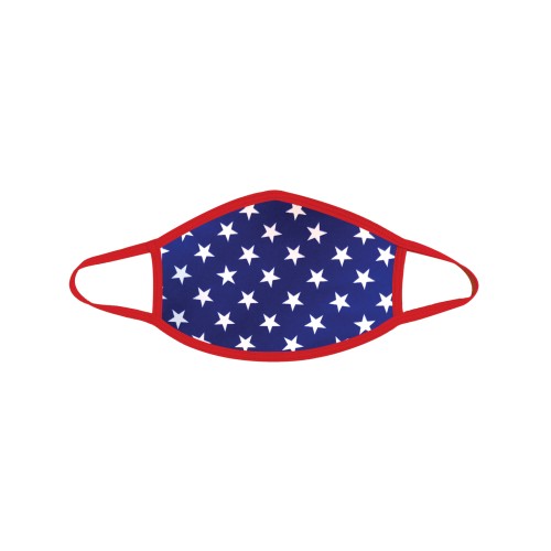 Neva Nude Murica USA Blue Star Mask Cotton Red MD