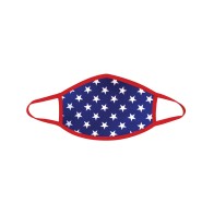 Neva Nude Murica USA Blue Star Mask Cotton Red MD