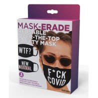 Mascarillas Hott Products Mask-erade - Paquete de 3