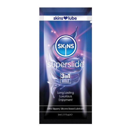 Skins Super Slide Silicone Based Lubricant - 5 ml Foil