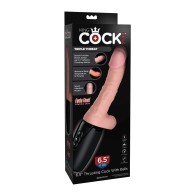 King Cock Plus Thrusting Warming Vibrating Dong