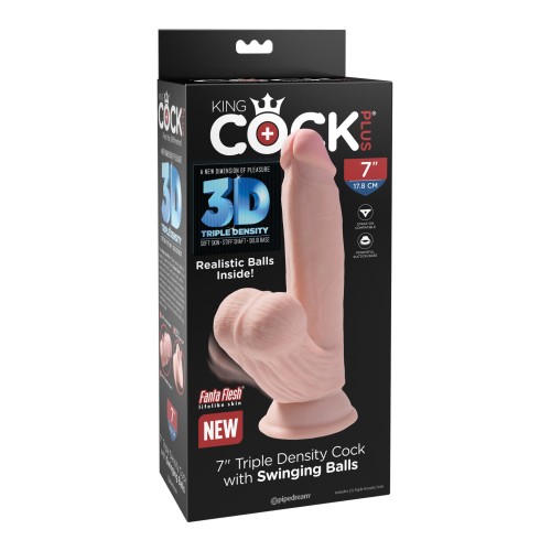 King Cock Plus Cock de Triple Densidad