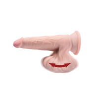 Dildo King Cock Plus de Triple Densidad de 9 Pulgadas - Marfil