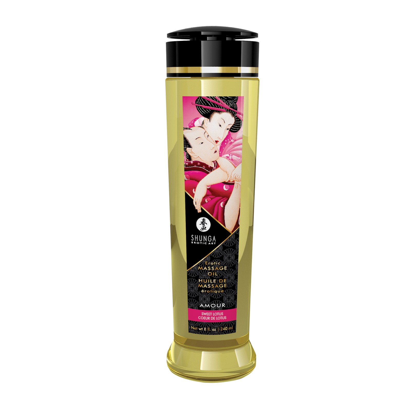 Shunga Massage Oil 8 oz Sweet Lotus