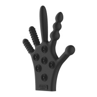 Shots Fistit Silicone Stimulation Glove - Black