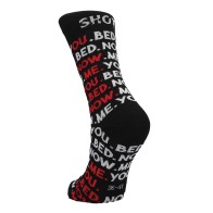 Shots Sexy Socks - You, Me, Bed, Now for Men