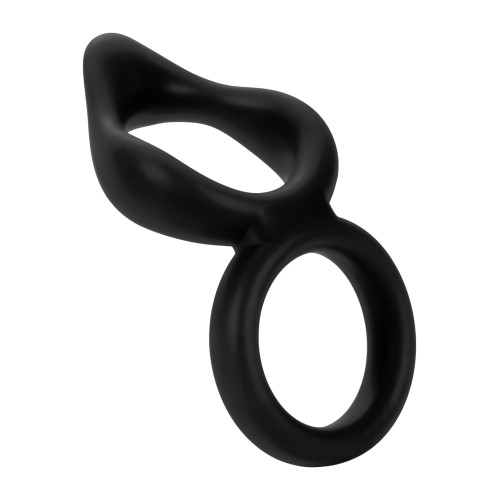 Forto F-88 Double Ring Cock Ring Black