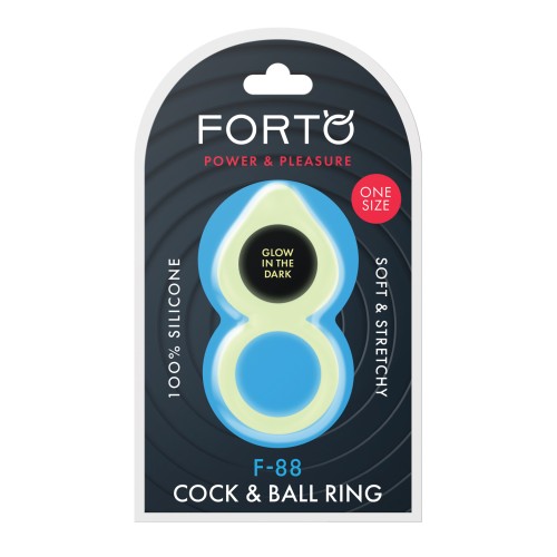 Forto F-88 Cock Ring Glow in the Dark