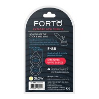 Forto F-88 Cock Ring Glow in the Dark