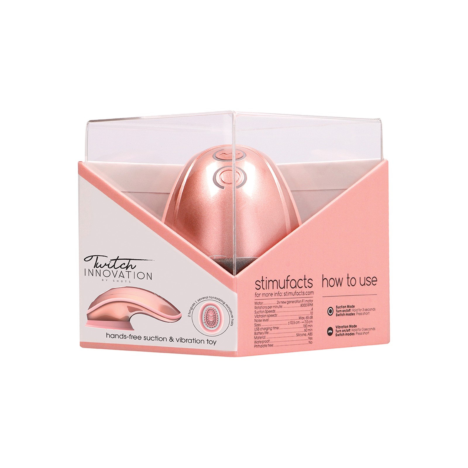 Hands-Free Clitoral Stimulator - Rose Gold