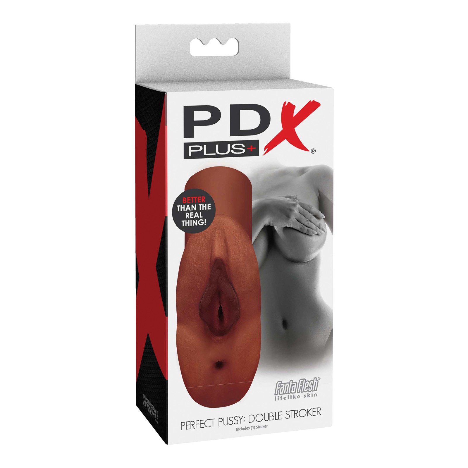 PDX Plus Perfect Pussy Doble Estimulador Marrón