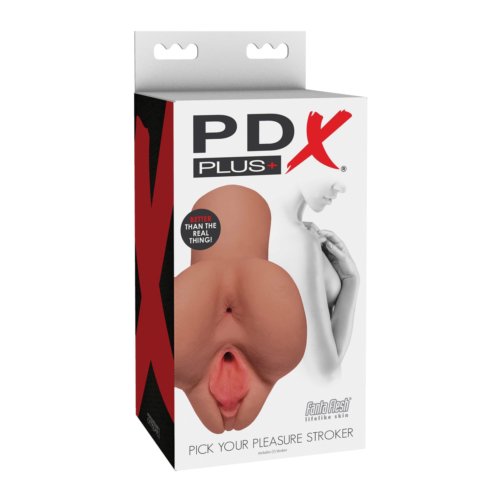 PDX Plus Elige tu Placer Stroker Marrón