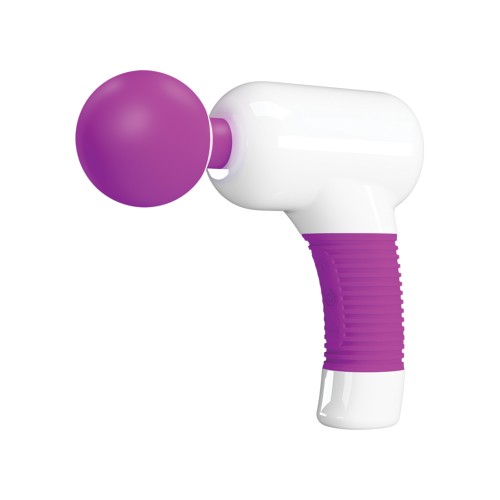 Masajeador Pretty Love Super Power Fun Gun - Blanco/Fucsia - Placer Supremo