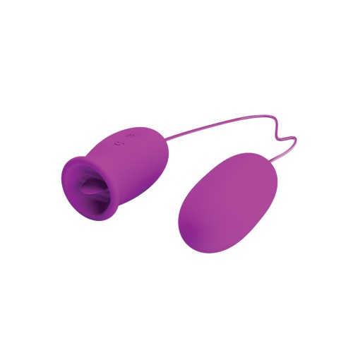 Pretty Love Daisy Licker Vibrating Egg Fuchsia