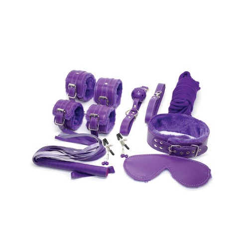 Plesur Everything Bondage 12 Piece Kit - Purple