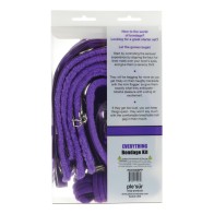 Plesur Everything Bondage 12 Piece Kit - Purple